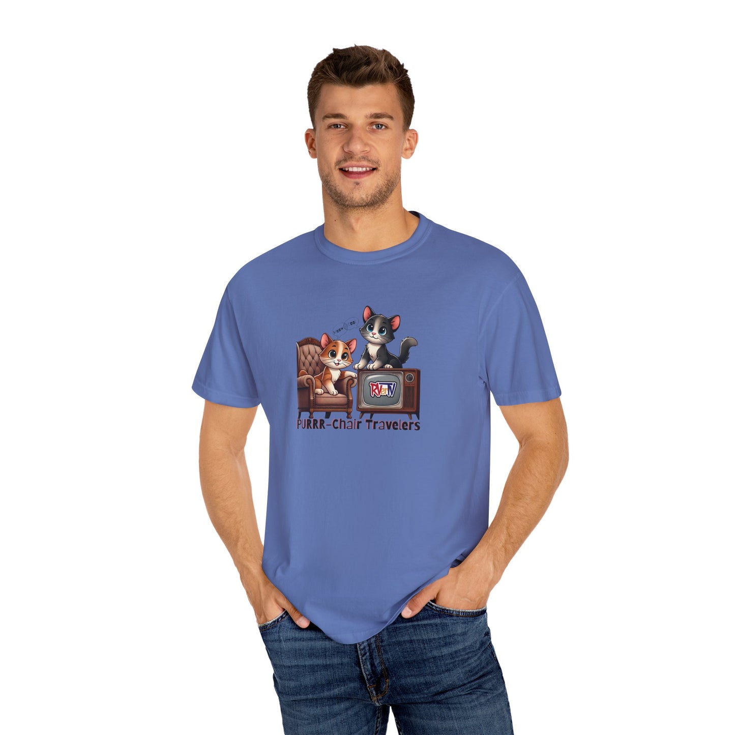 Purrr-Chair Travelers - T-shirt