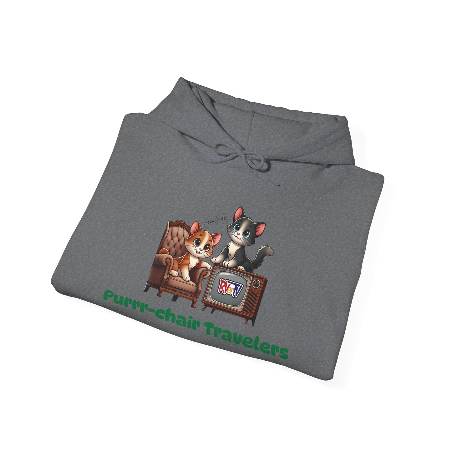 Purrr-chair Travelers - Hooded Sweatshirt