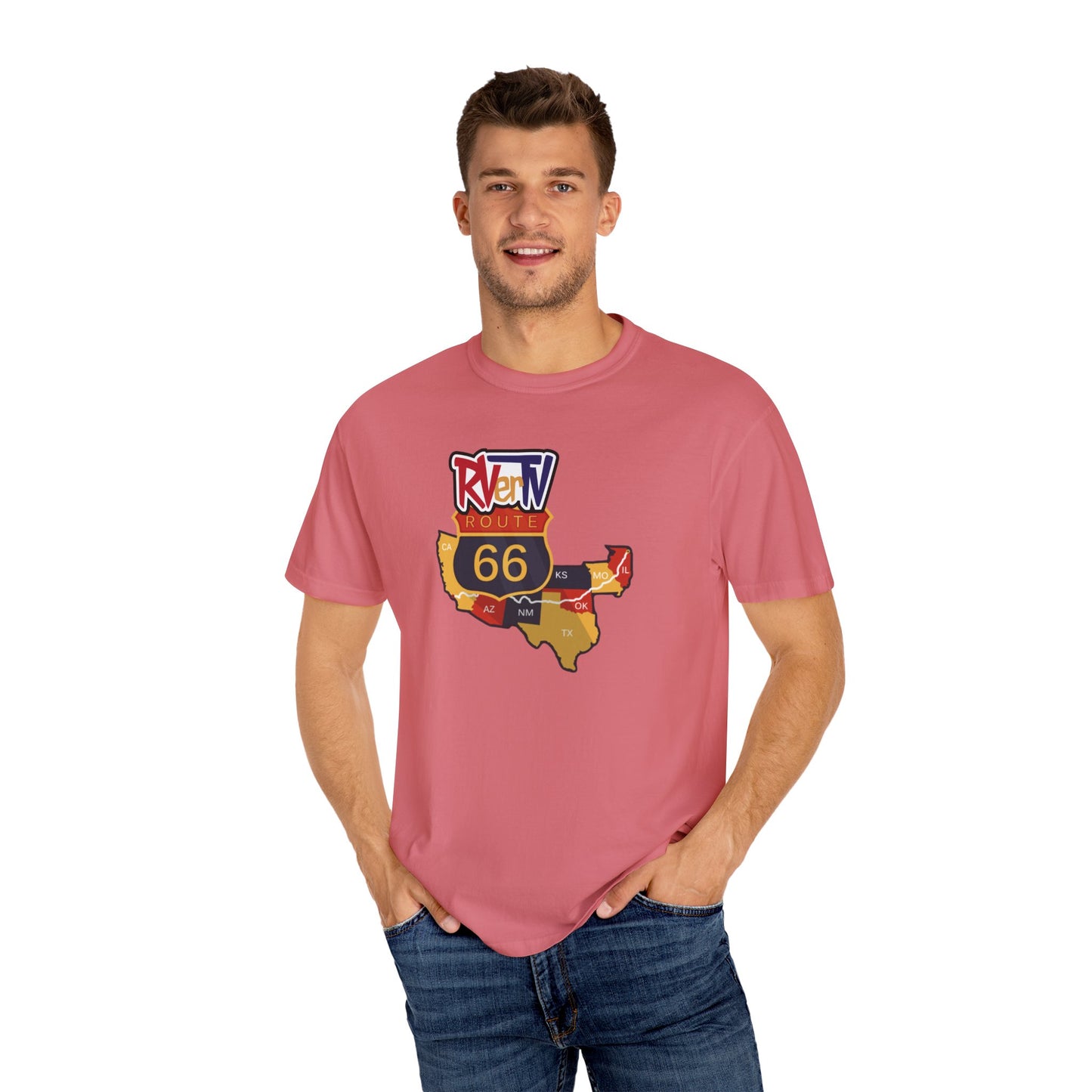 Route 66 Map -T-shirt