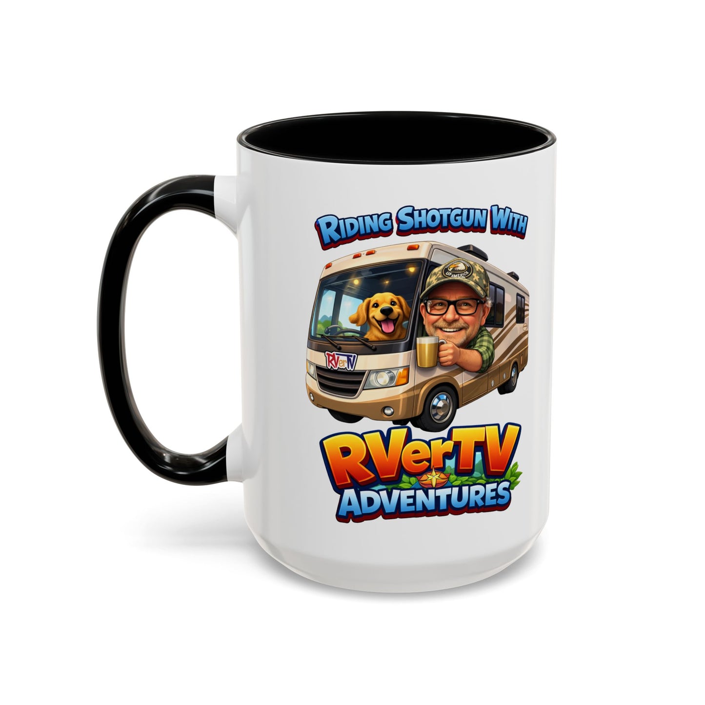 Riding Shotgun With RVerTV Adventures - Coffee Mug
