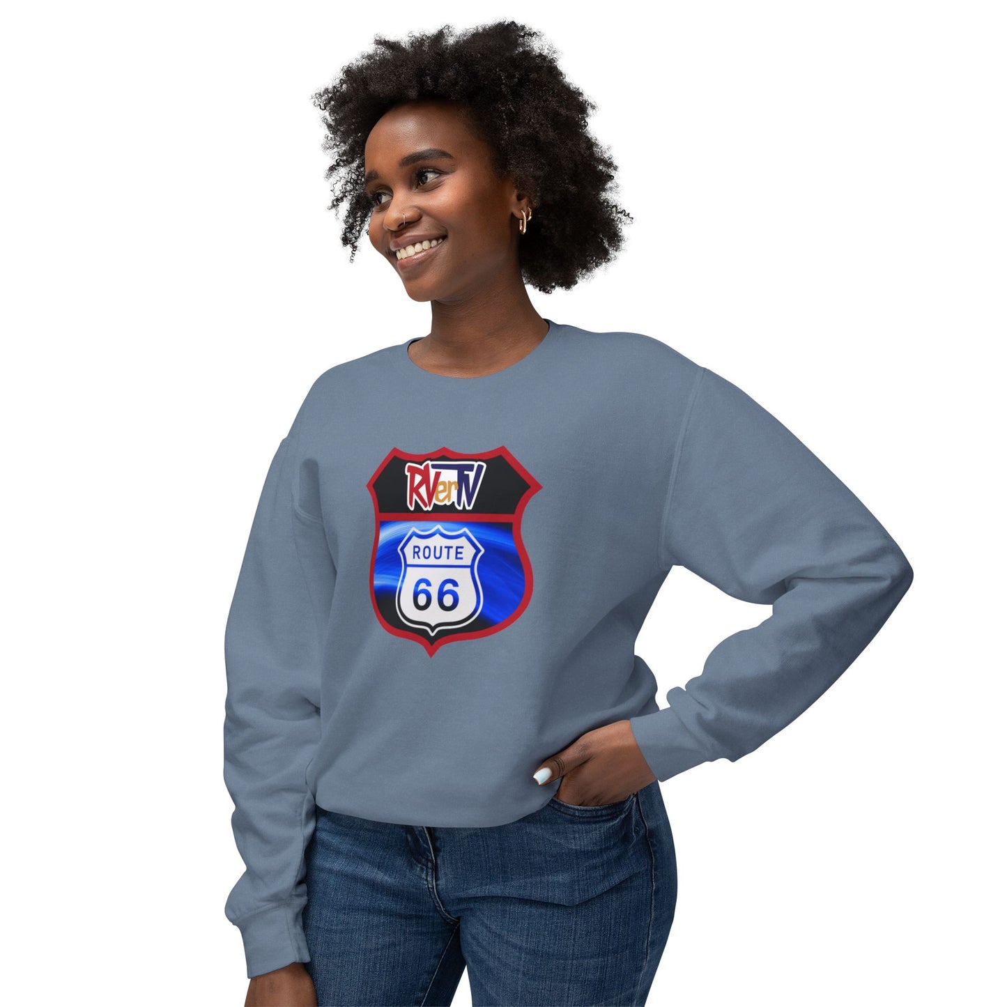 Route 66 Sign - Sweatshirt