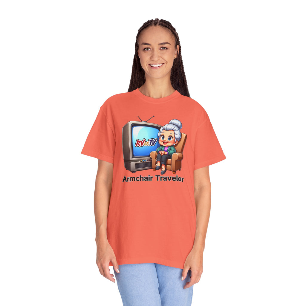 Armchair Traveler Grannie - T-shirt  (original design)