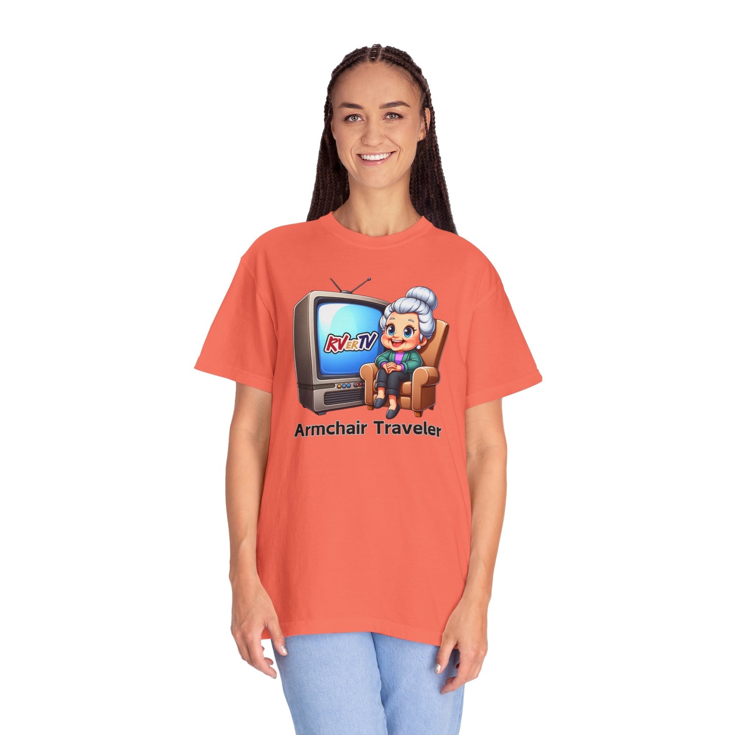 Armchair Traveler Grannie - T-shirt  (original design)