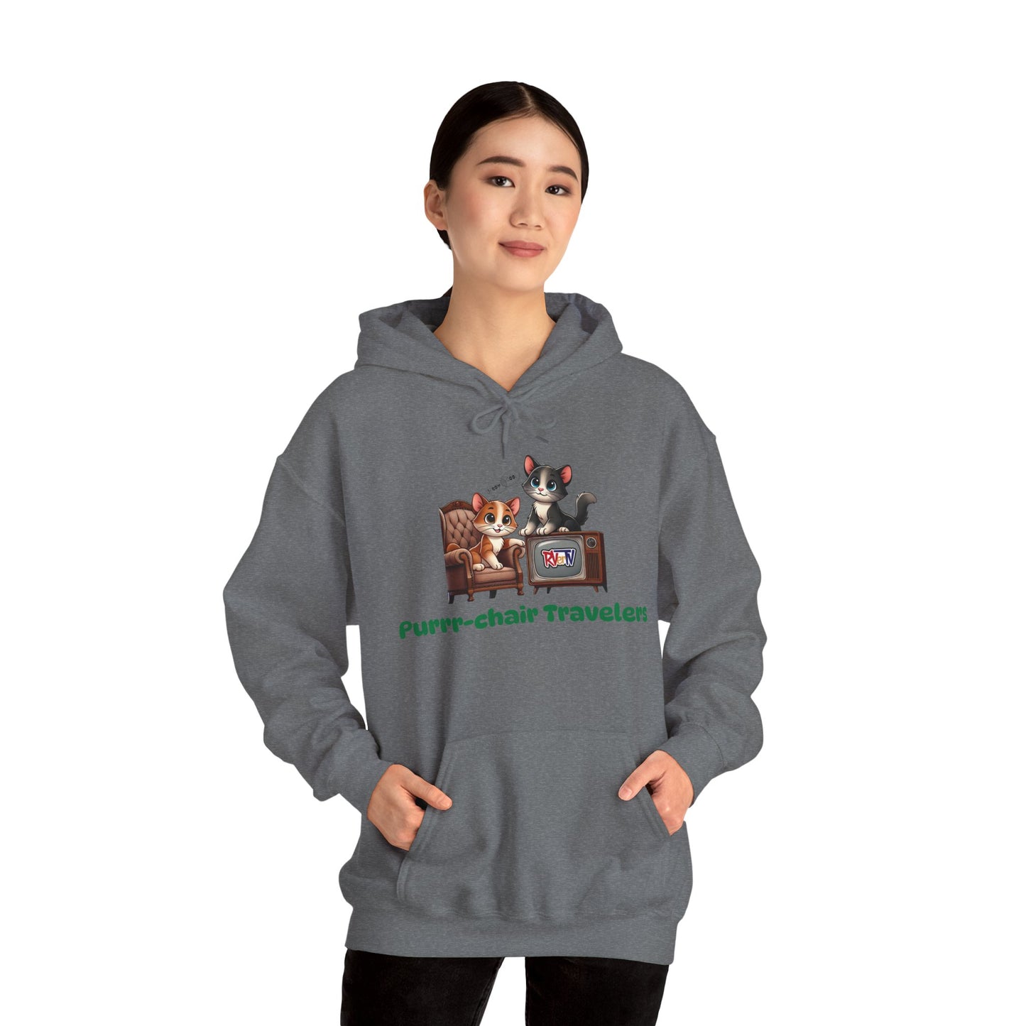 Purrr-chair Travelers - Hooded Sweatshirt