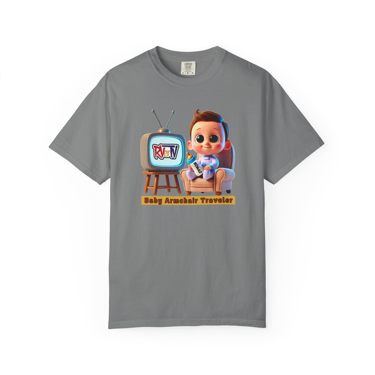 Armchair Traveler Baby - T-shirt (original design)
