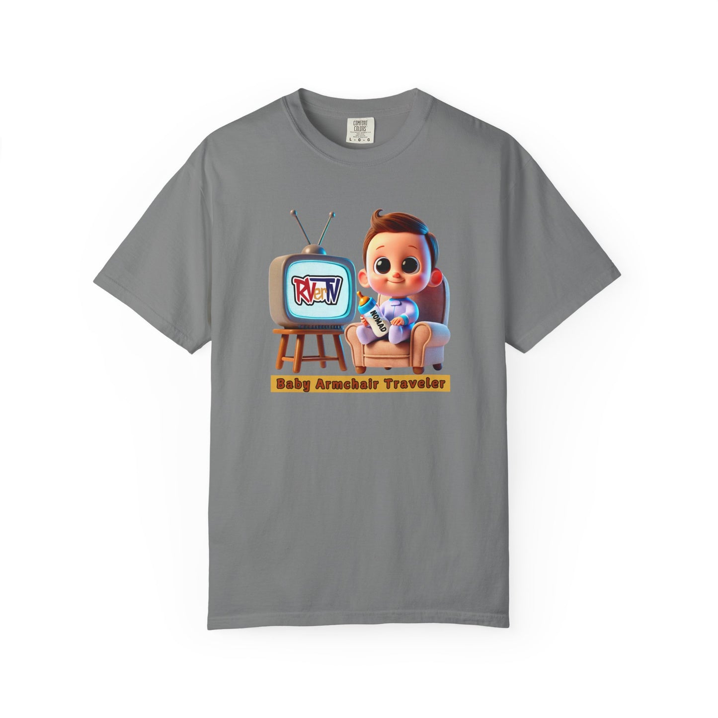 Armchair Traveler Baby - T-shirt (original design)
