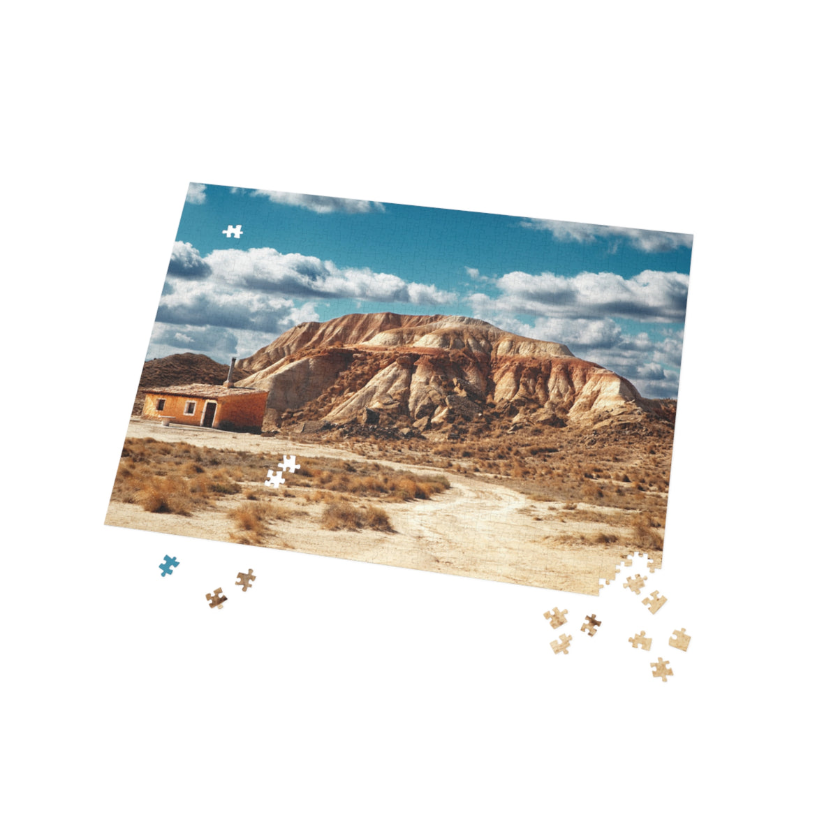 Shack by the Mountain Puzzle (96, 252, 500, 1000-Piece)