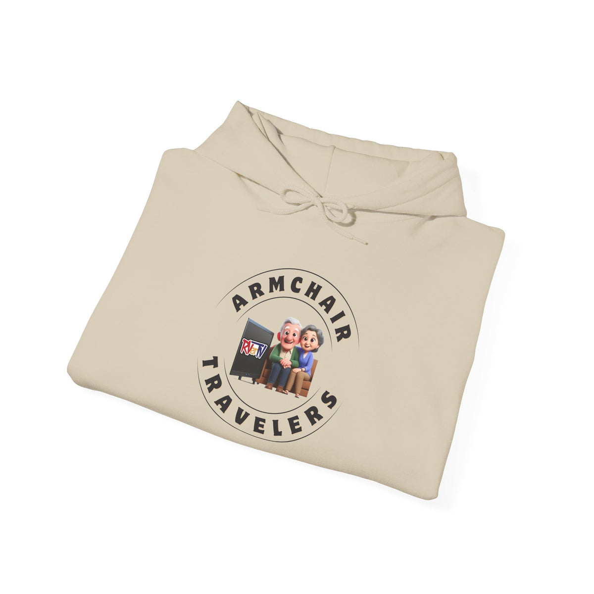 Armchair Travelers Couple - Sweatshirt Hoodie (new design)