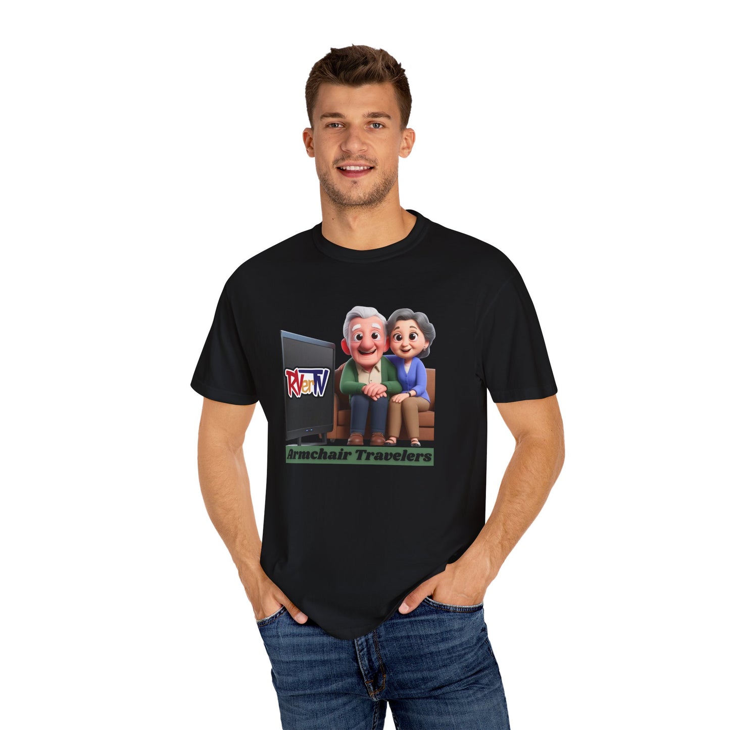 Armchair Travelers Couple - T-shirt