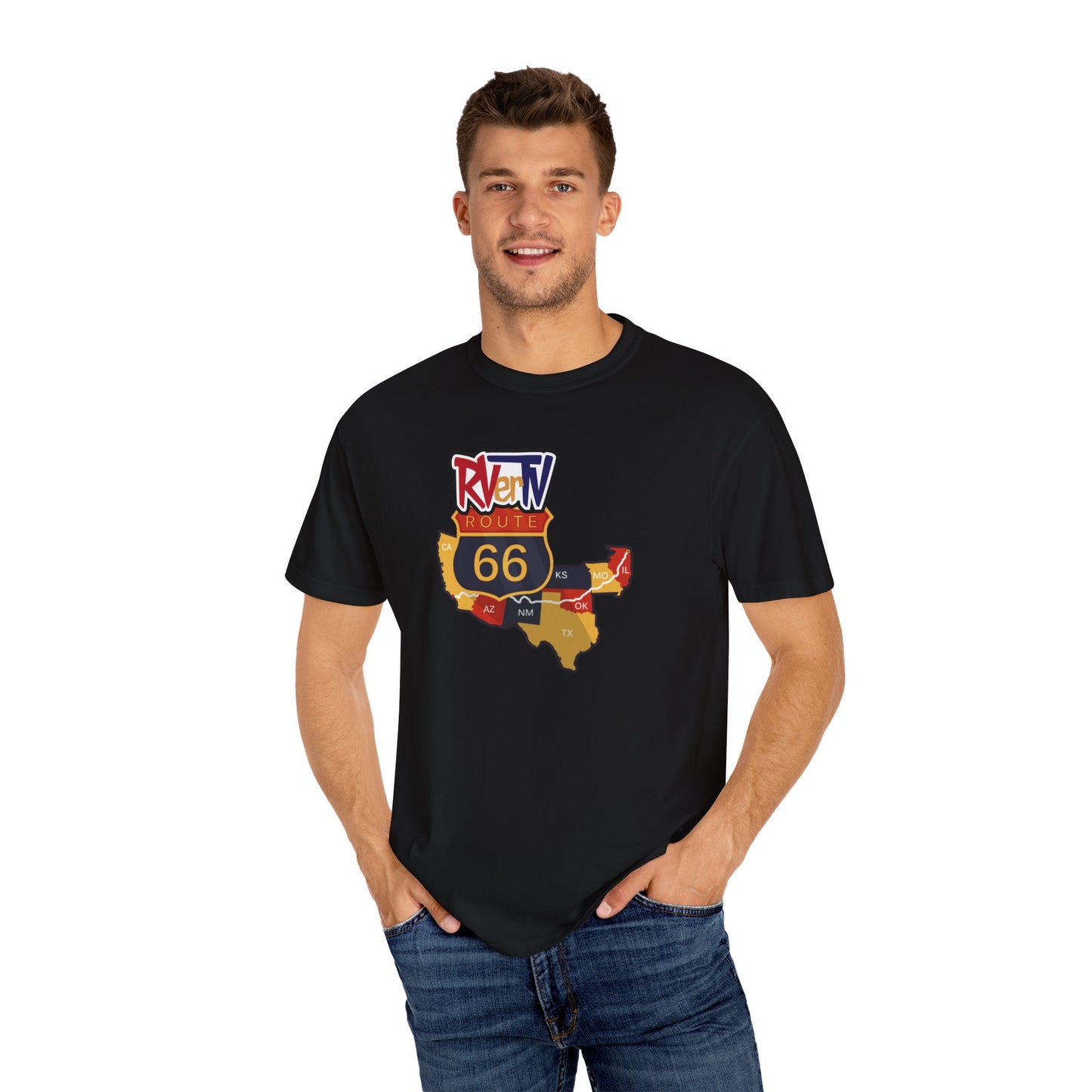 Route 66 Map -T-shirt