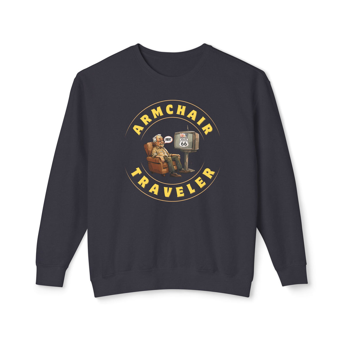 Armchair Traveler Grandpa - Sweatshirt (new design)