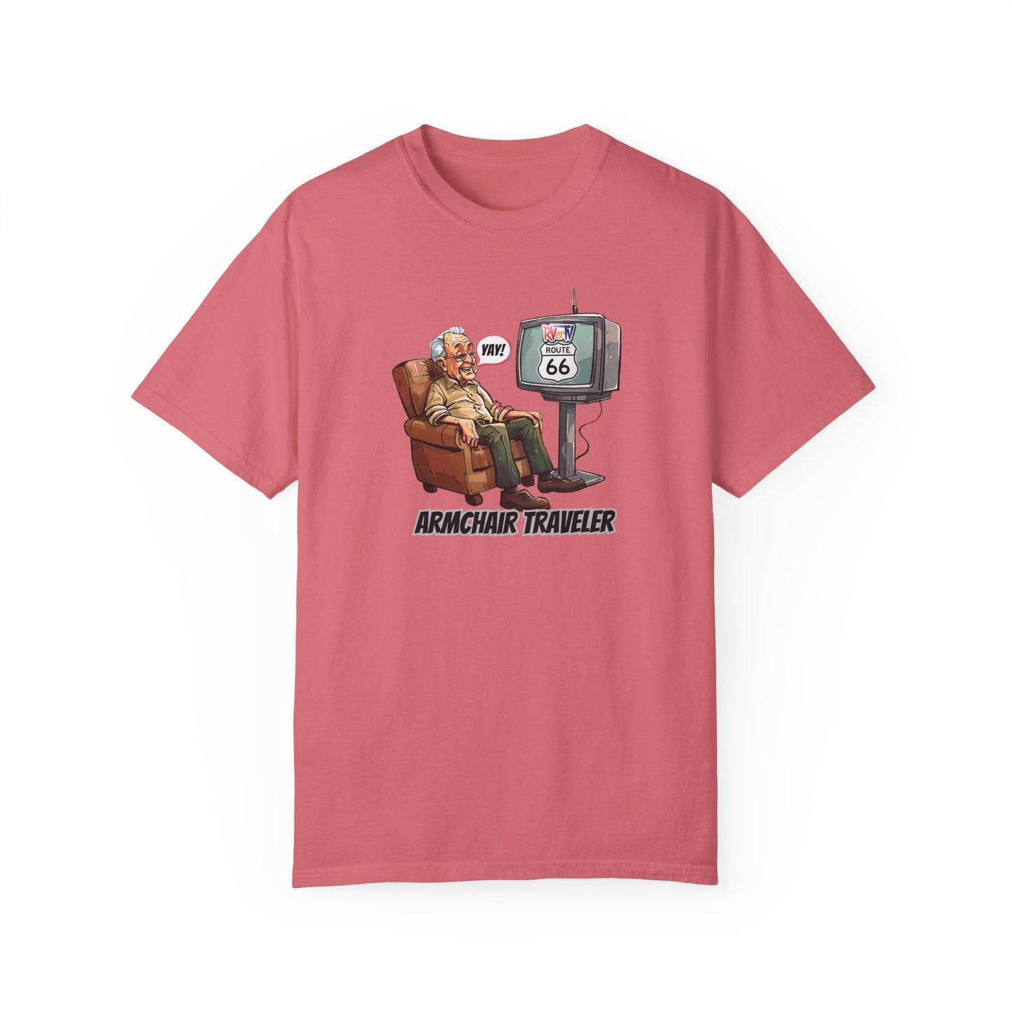 Armchair Traveler Grandpa - T-shirt