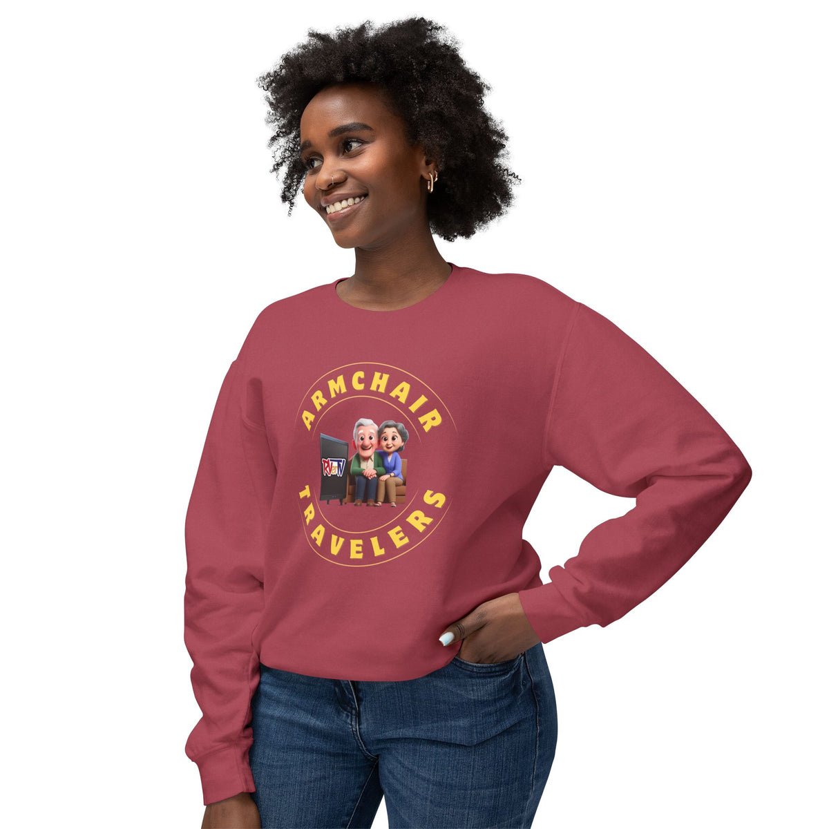Armchair Travelers Couple - Sweatshirt (new design)