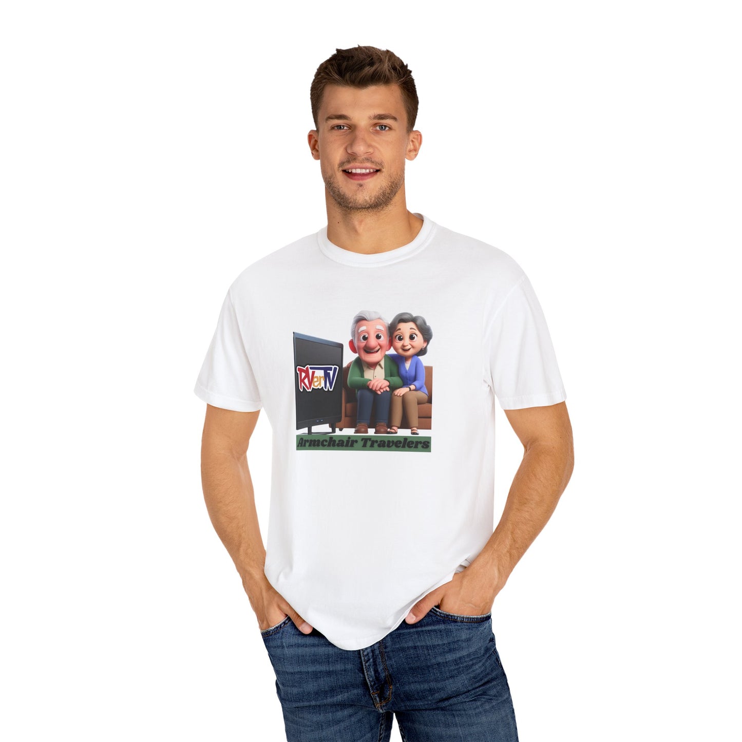 Armchair Travelers Couple - T-shirt