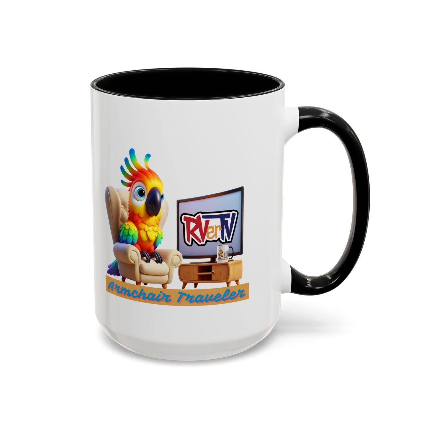 Armchair Traveler Bird - Coffee Mug
