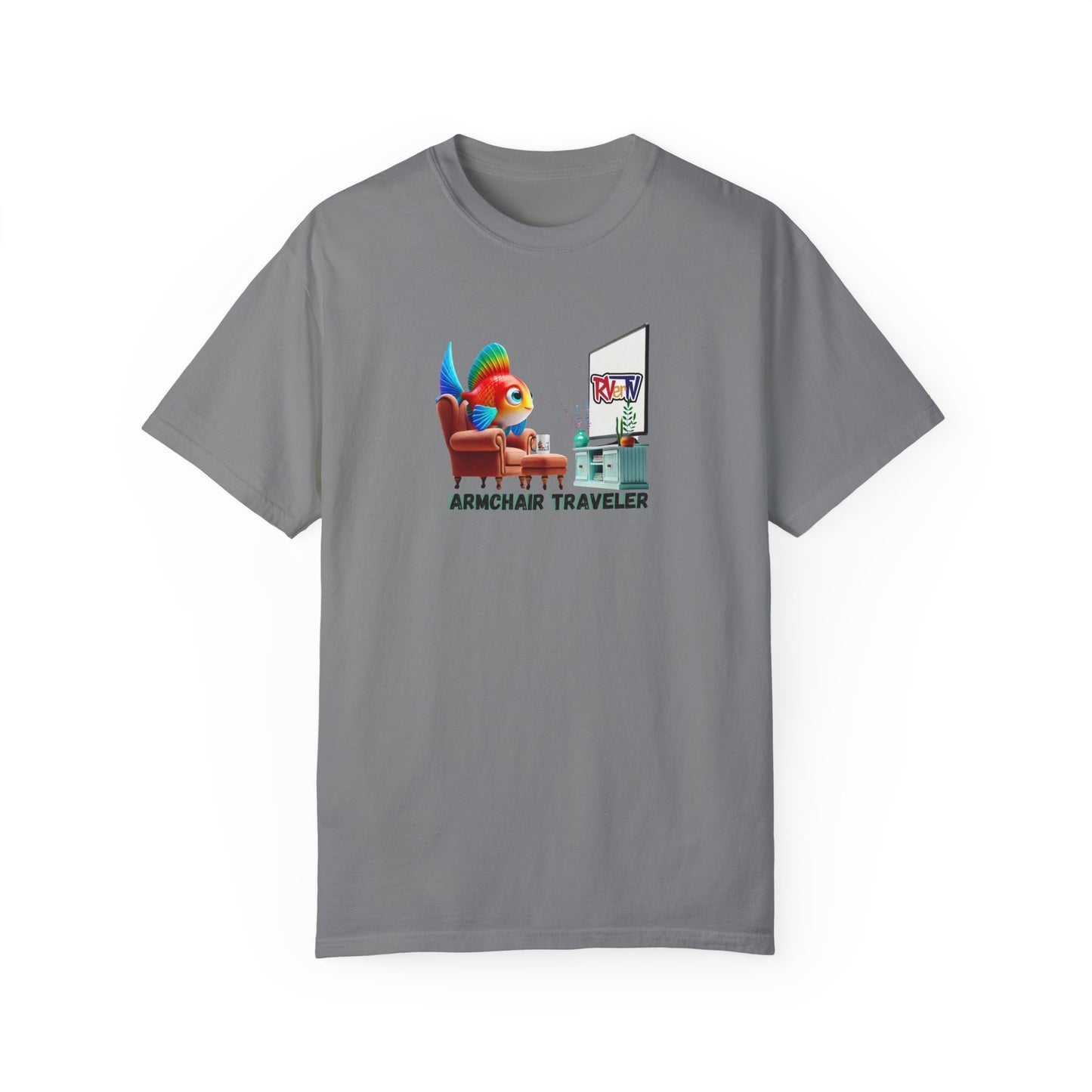 Armchair Traveler Fish - T-shirt