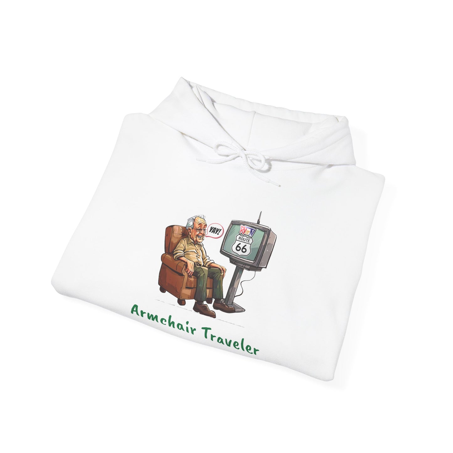 Armchair Traveler Grandpa - Sweatshirt Hoodie