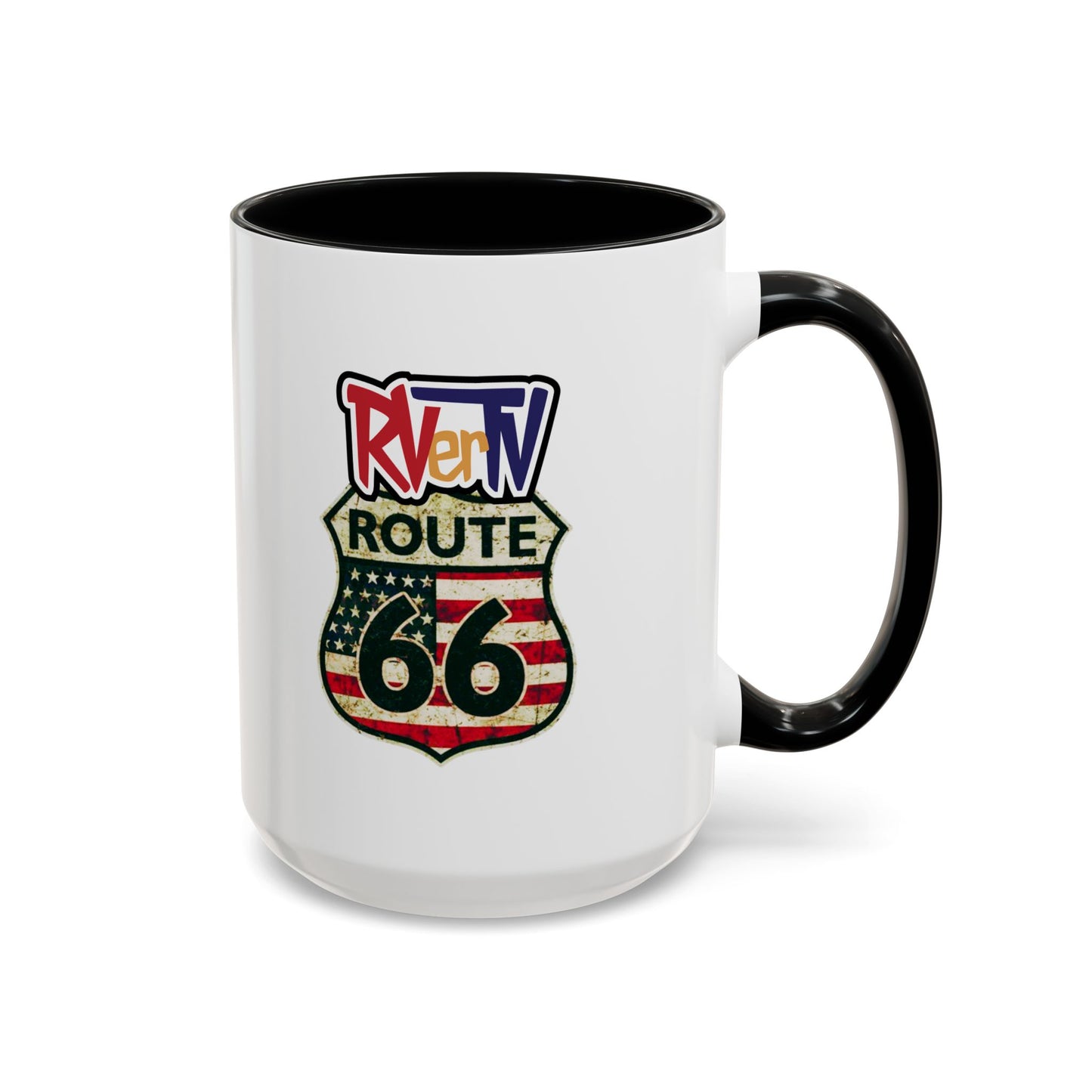 Route 66 Flag - Coffee Mug