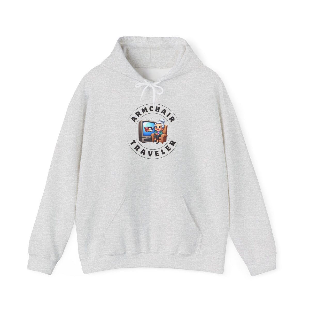 Armchair Traveler Grannie - Hoodie Sweatshirt (new design)
