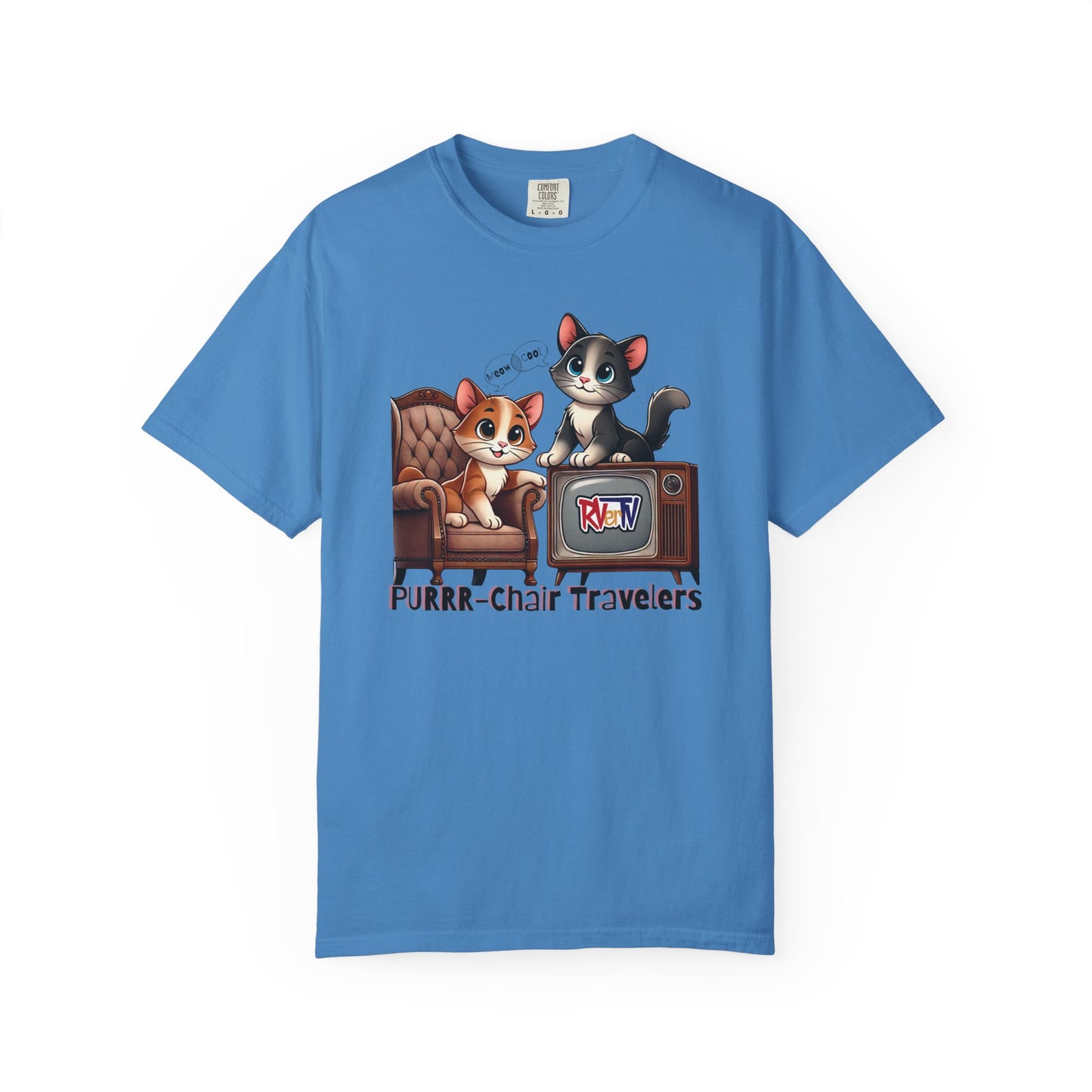 Purrr-Chair Travelers - T-shirt (original design)