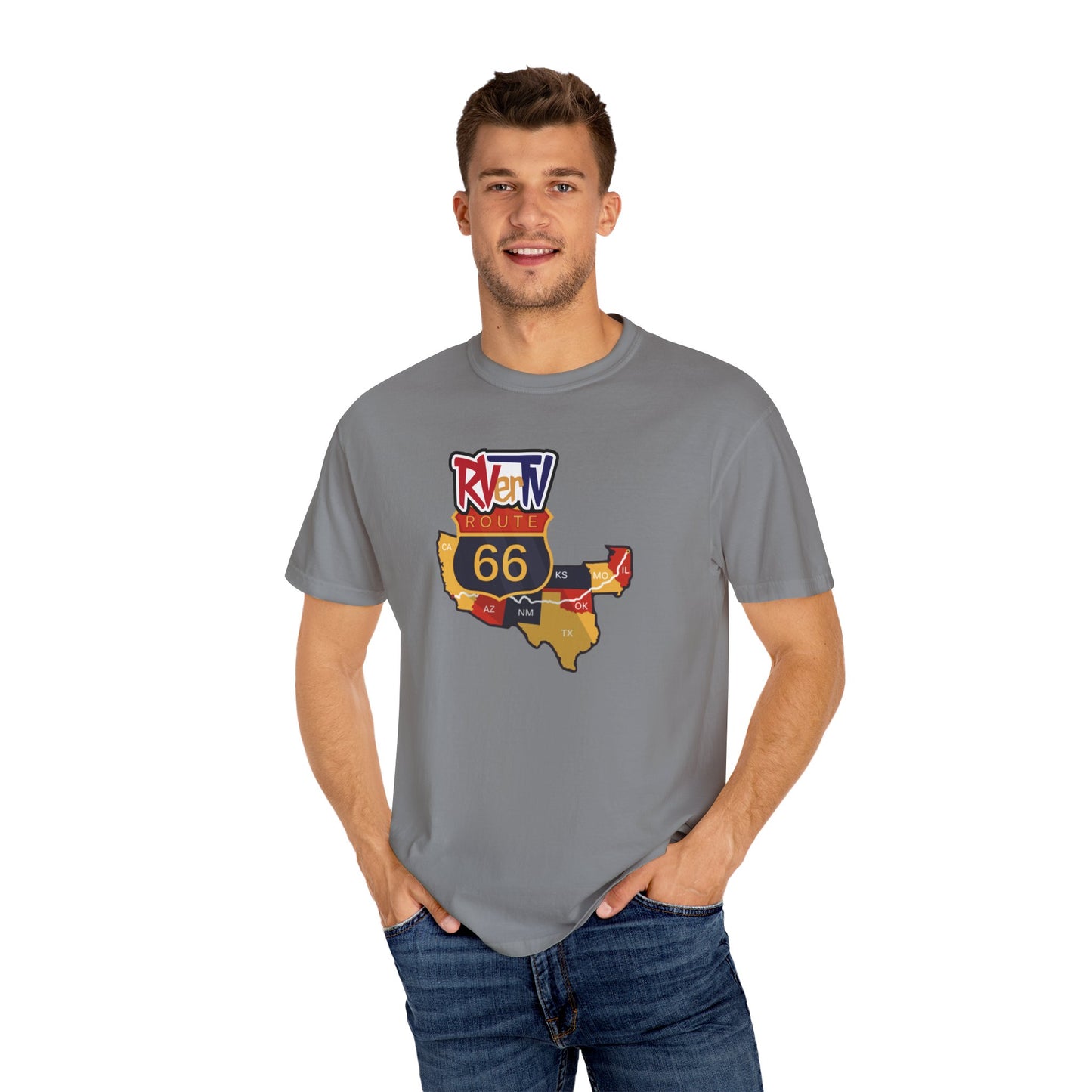 Route 66 Map -T-shirt