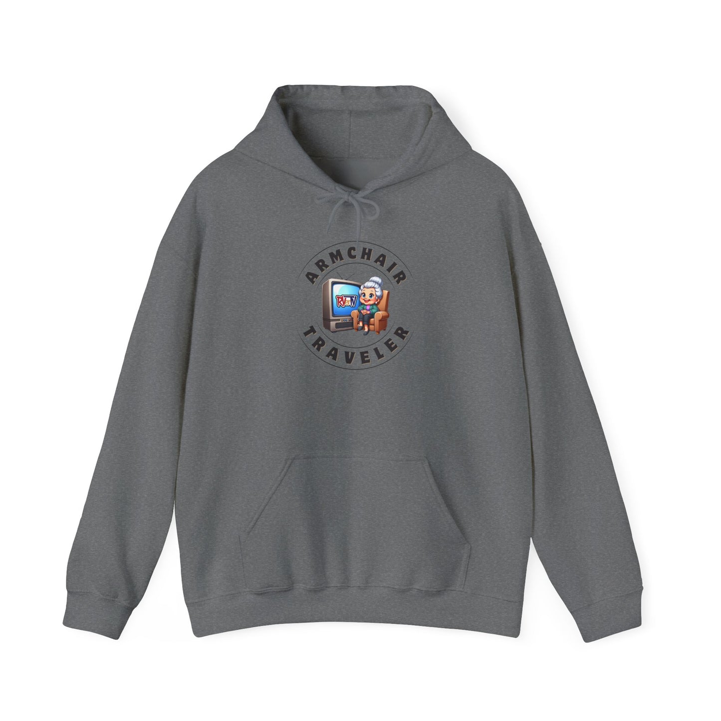 Armchair Traveler Grannie - Hoodie Sweatshirt (new design)
