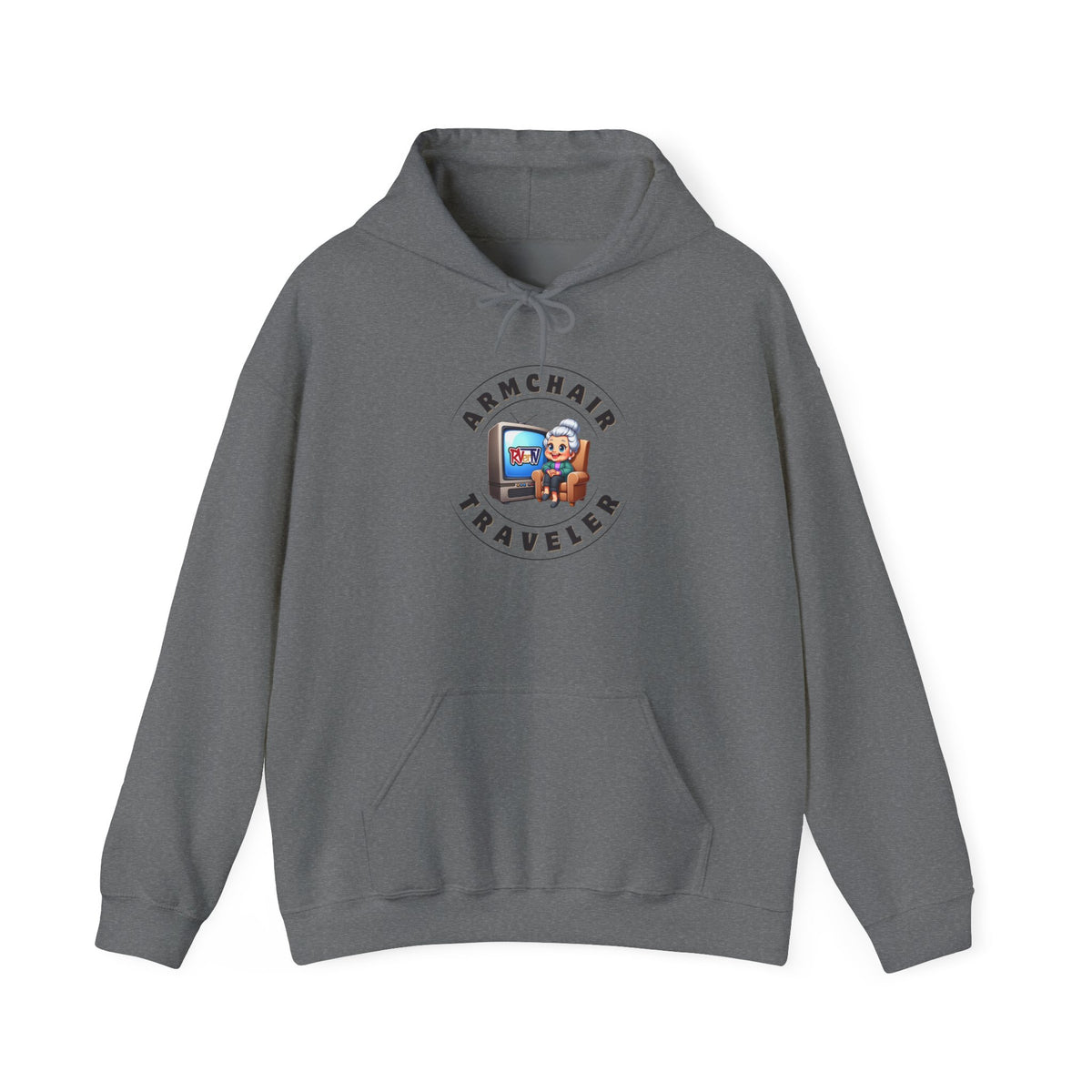 Armchair Traveler Grannie - Hoodie Sweatshirt (new design)