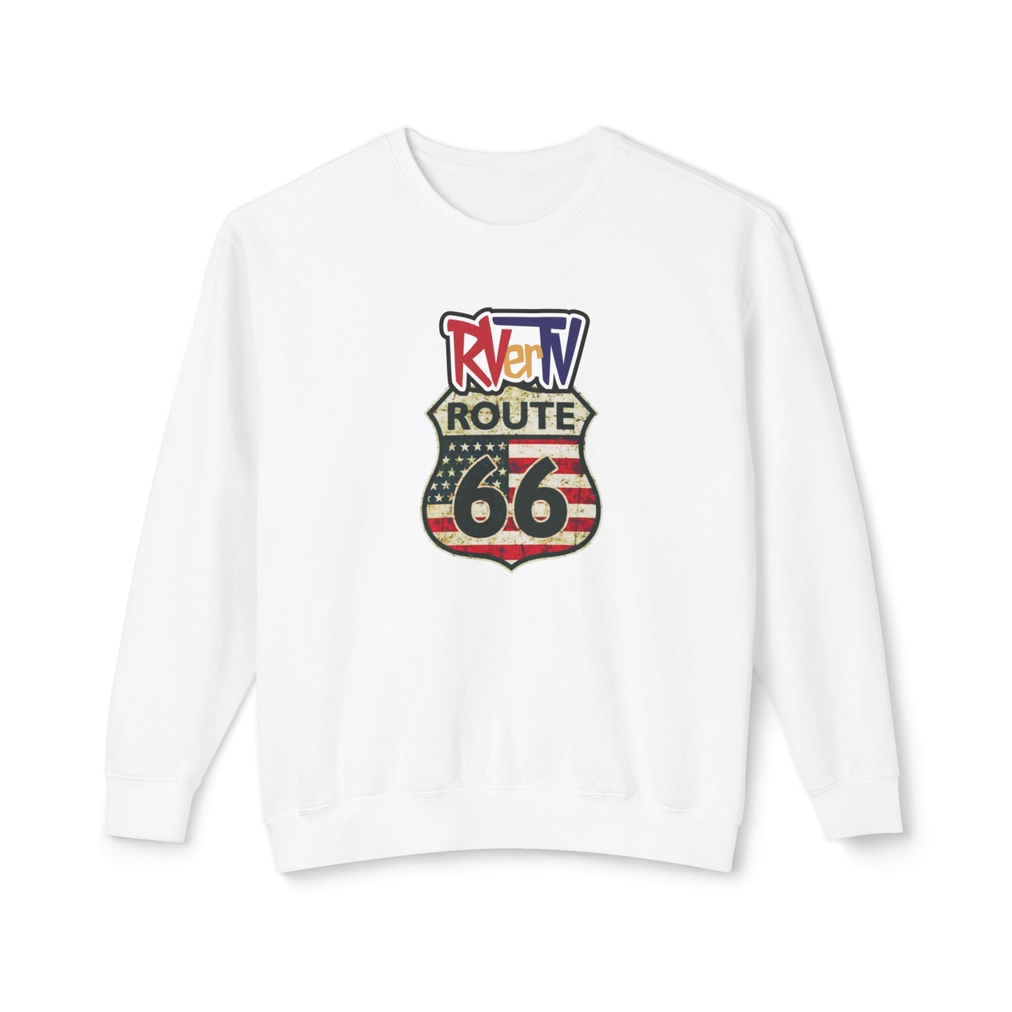 Route 66 Flag  - Sweatshirt