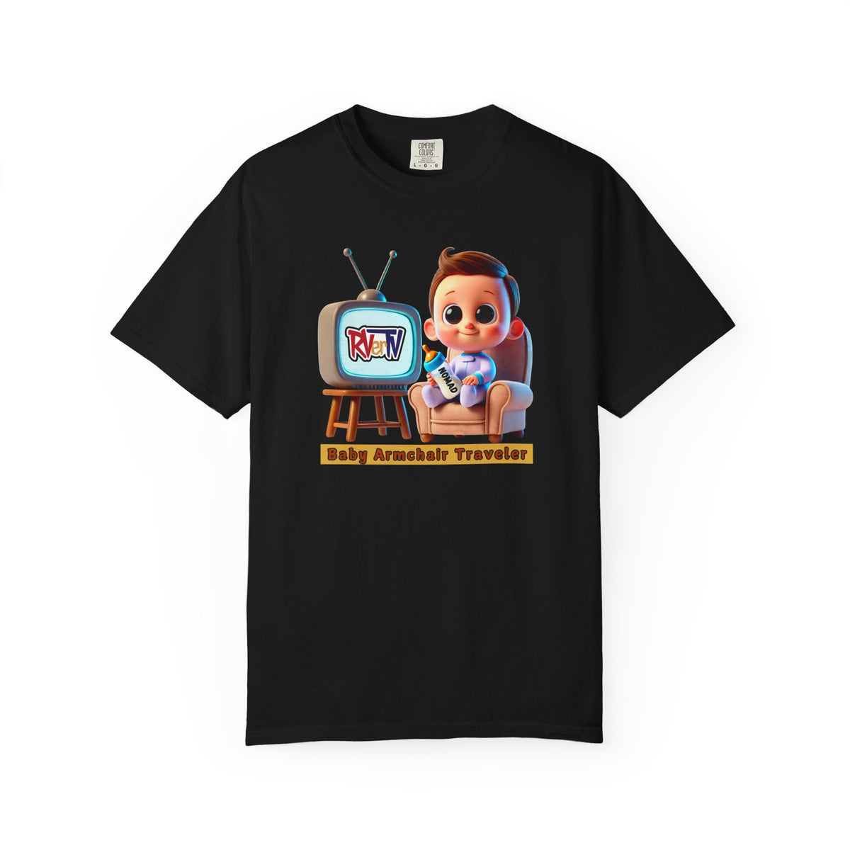 Armchair Traveler Baby - T-shirt (original design)