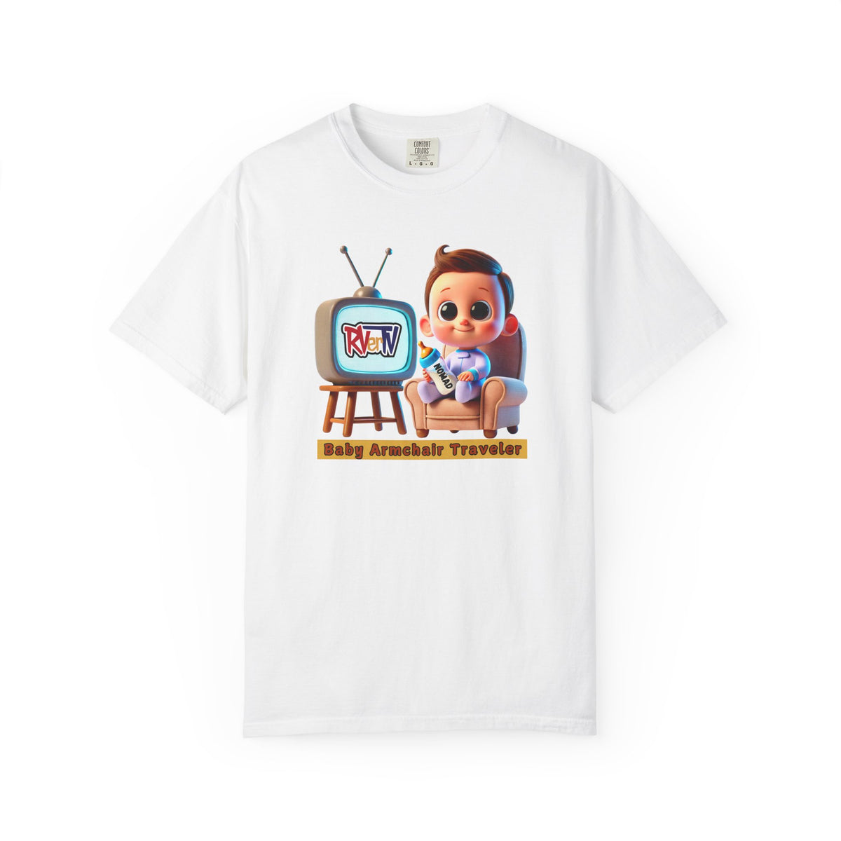 Armchair Traveler Baby - T-shirt (original design)