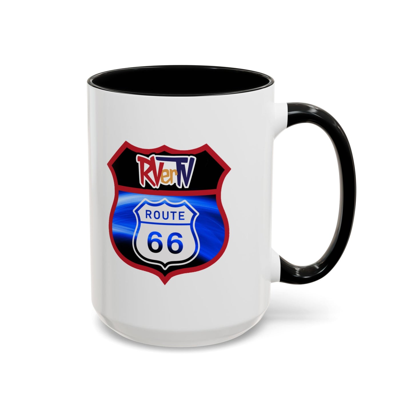 Route 66 with RVerTV - Coffee Mug