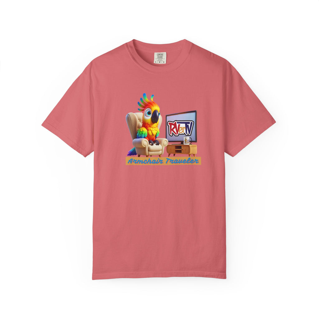 Armchair Traveler Bird - T-shirt (original design)