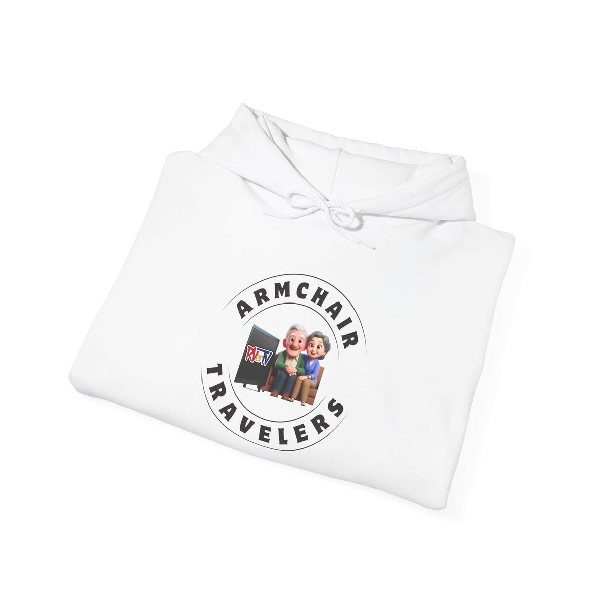 Armchair Travelers Couple - Sweatshirt Hoodie (new design)