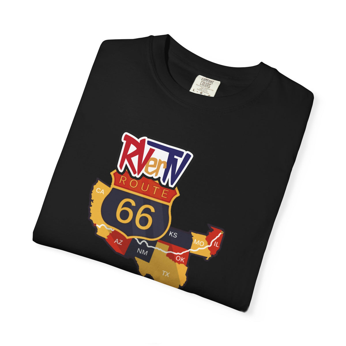Route 66 Map -T-shirt