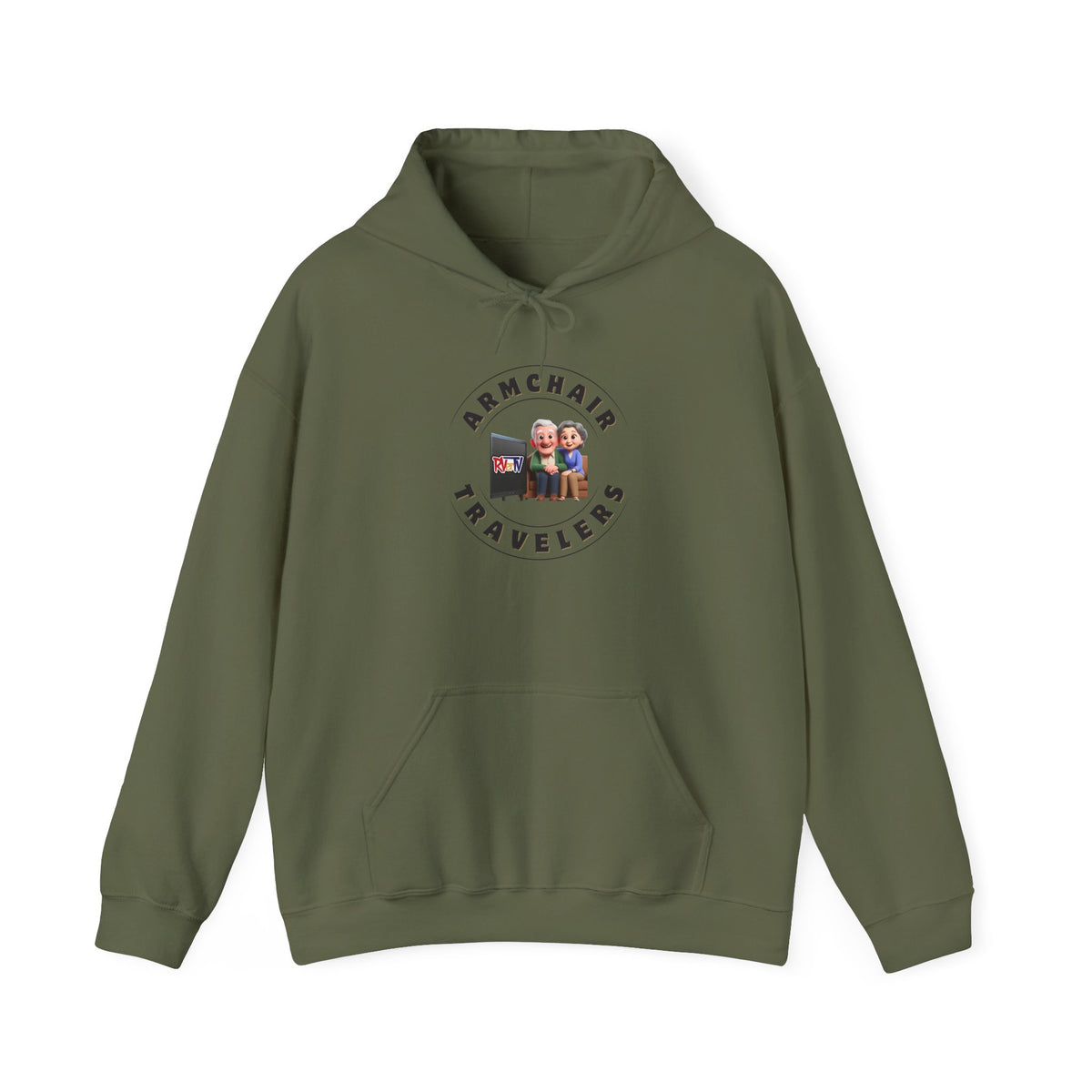 Armchair Travelers Couple - Sweatshirt Hoodie (new design)
