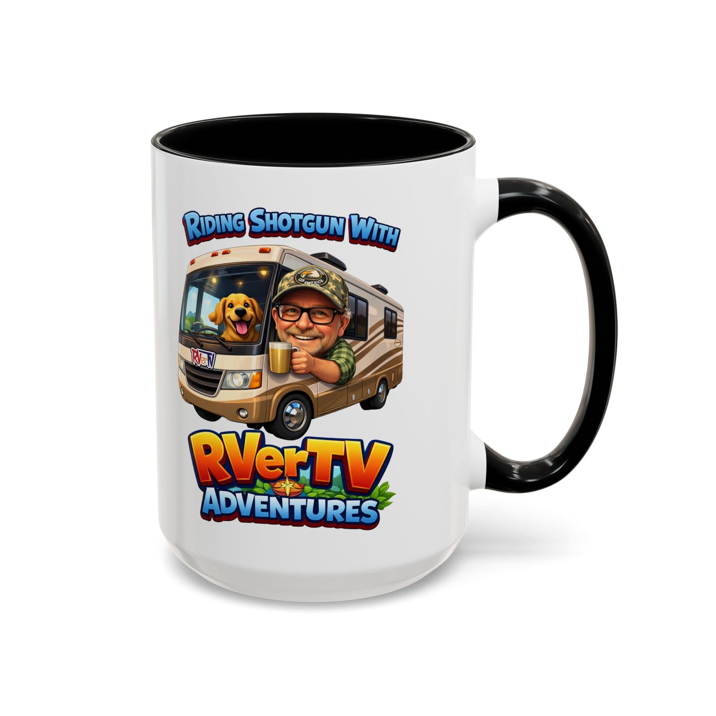 Riding Shotgun With RVerTV Adventures - Coffee Mug