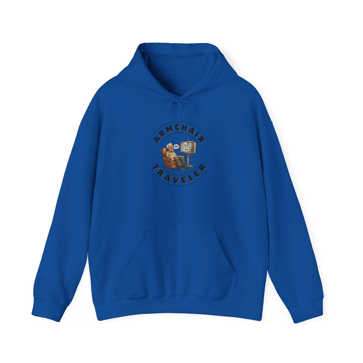 Armchair Traveler Grandpa - Hooded Sweatshirt (new design