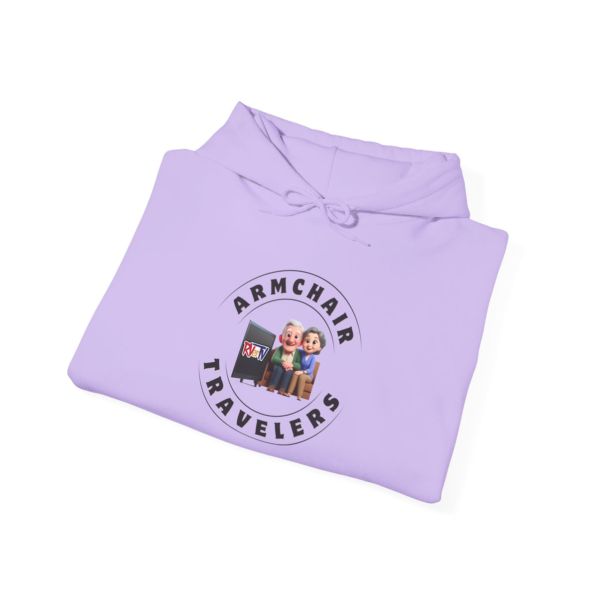 Armchair Travelers Couple - Sweatshirt Hoodie (new design)