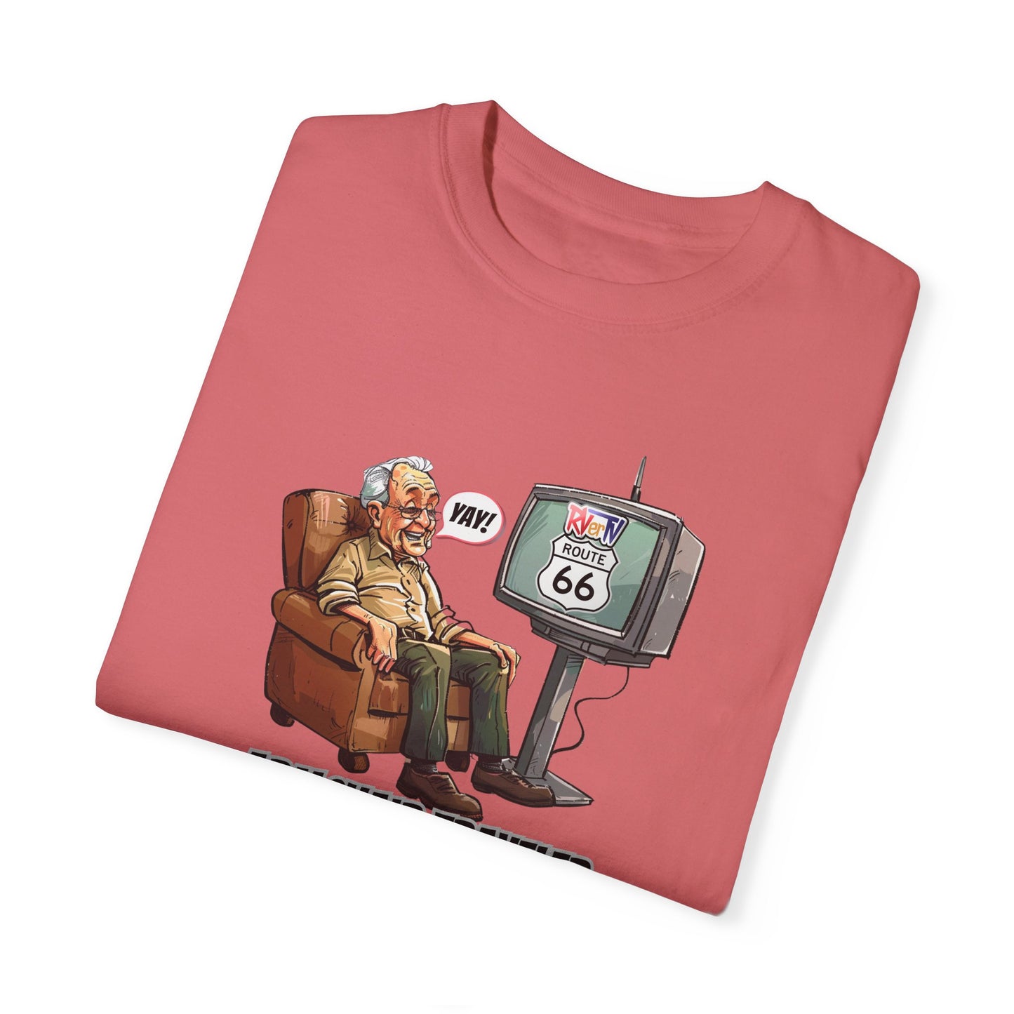 Armchair Traveler Grandpa - T-shirt