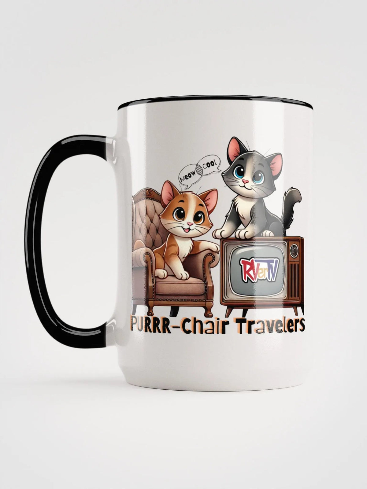 Purrr-Chair Travelers - Coffee Mug