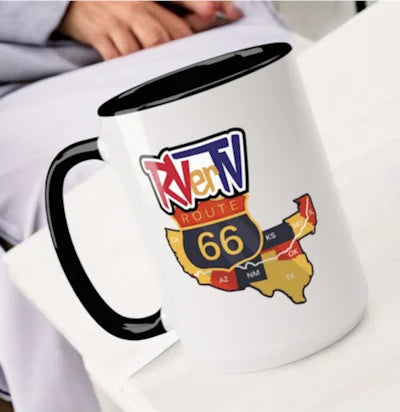 Route 66 Map - Coffee Mug