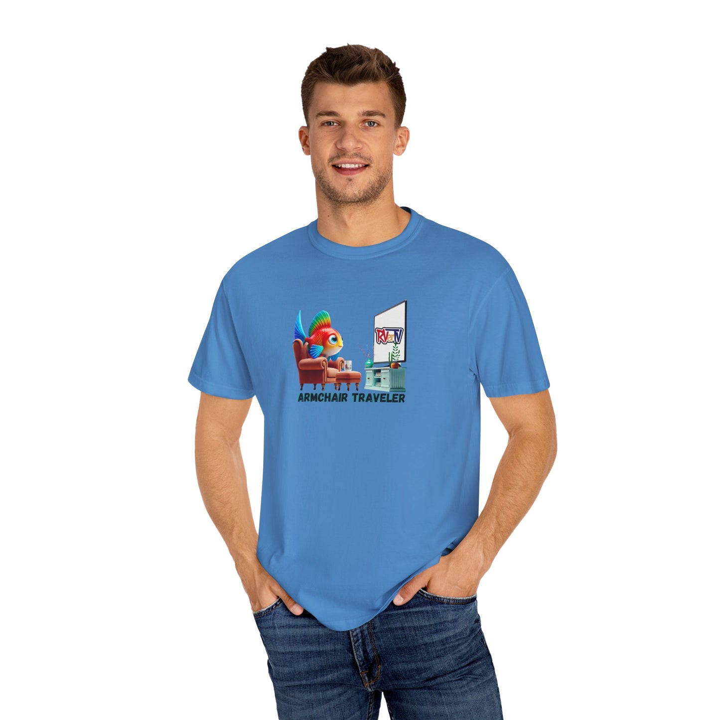 Armchair Traveler Fish - T-shirt