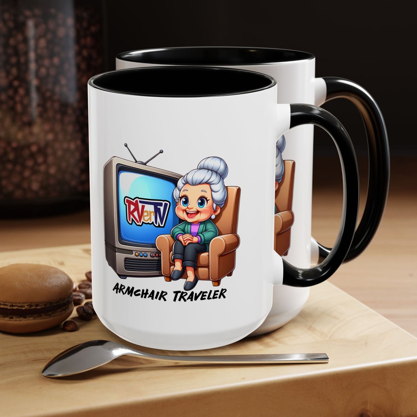 Armchair Traveler Grannie - Coffee Mug