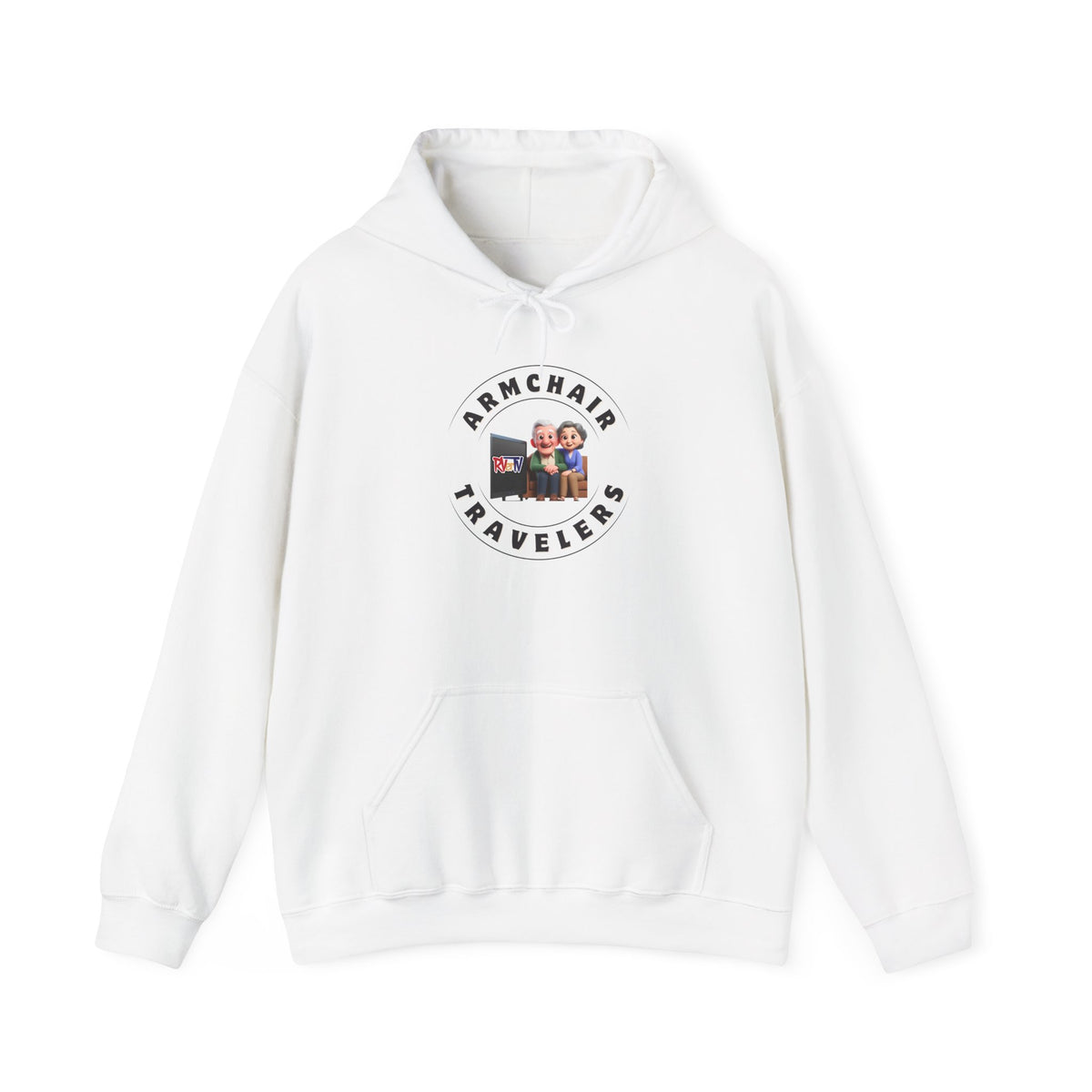 Armchair Travelers Couple - Sweatshirt Hoodie (new design)