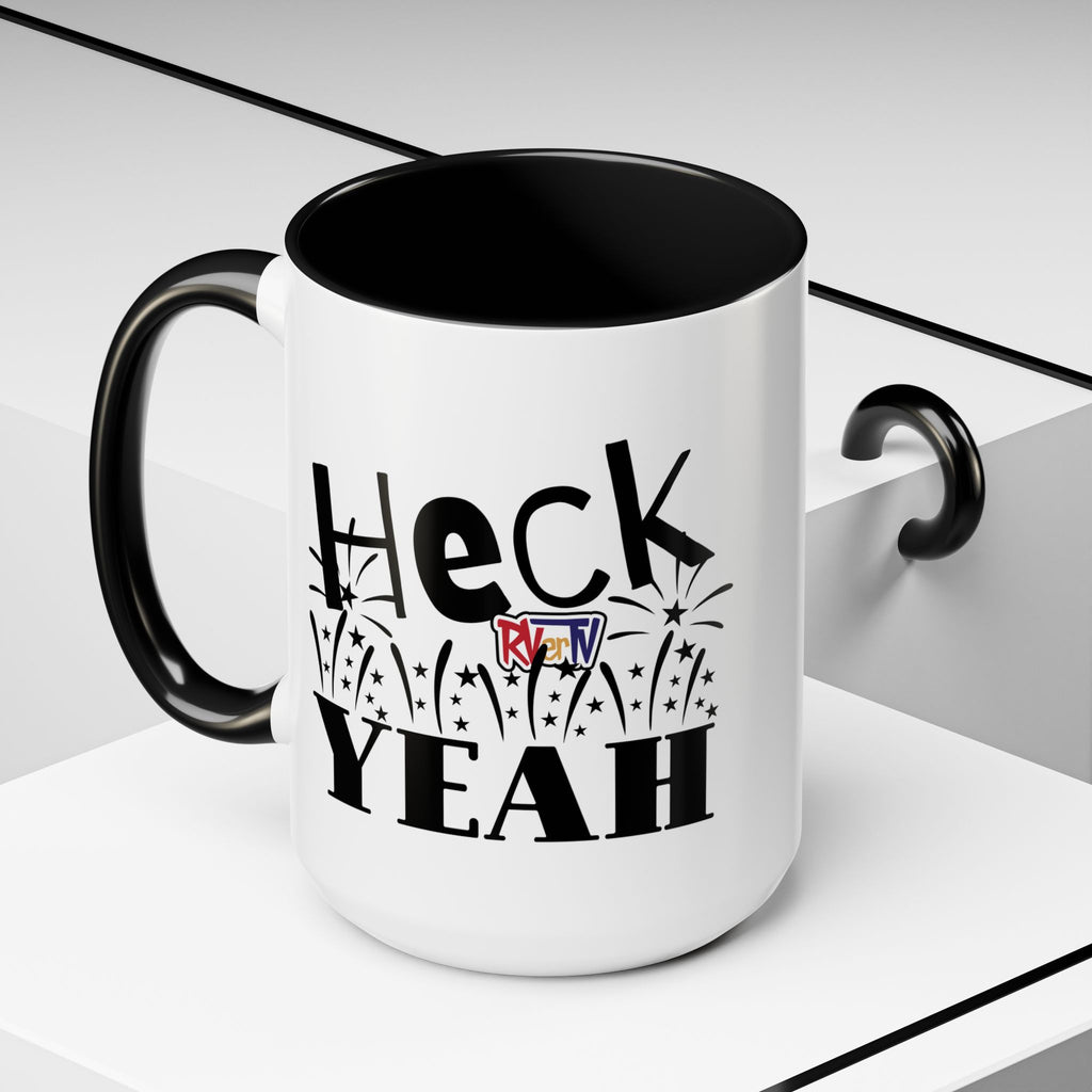 RVerTV- Heck Yeah- Coffee mug