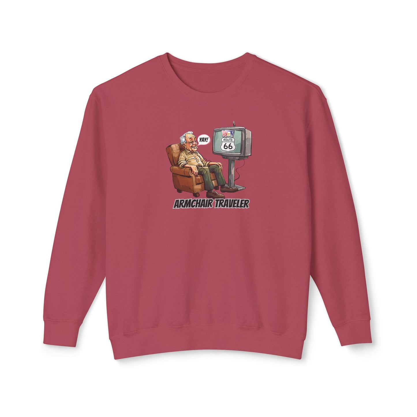 Armchair Traveler Grandpa - Sweatshirt