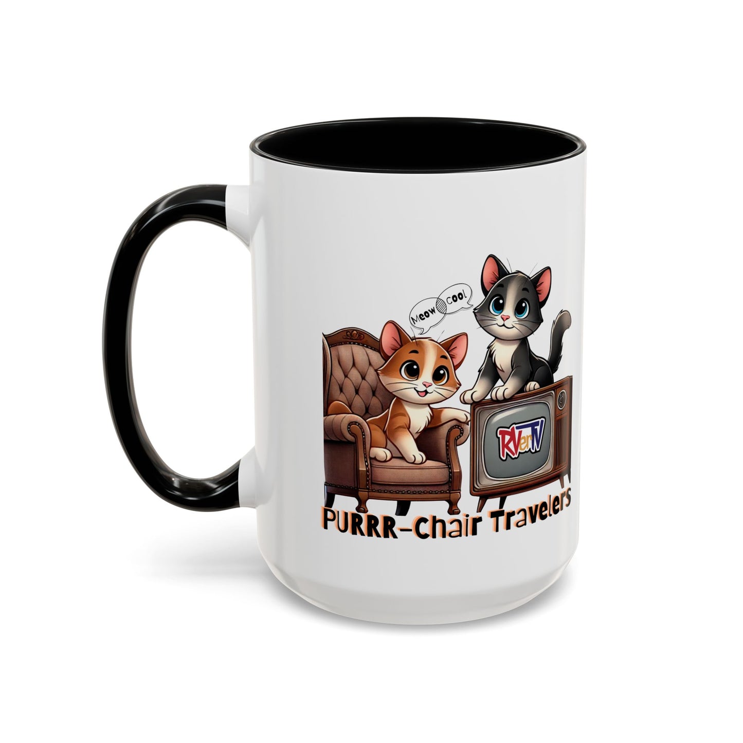 Purrr-Chair Travelers - Coffee Mug