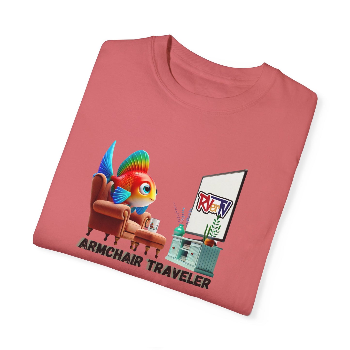 Armchair Traveler Fish - T-shirt