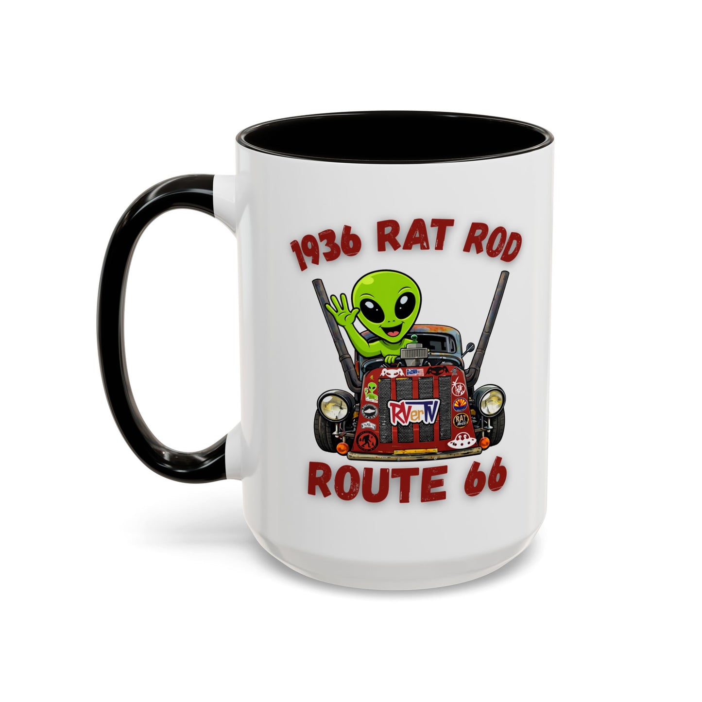 1936 Rat Rod Route 66 - Coffee Mug