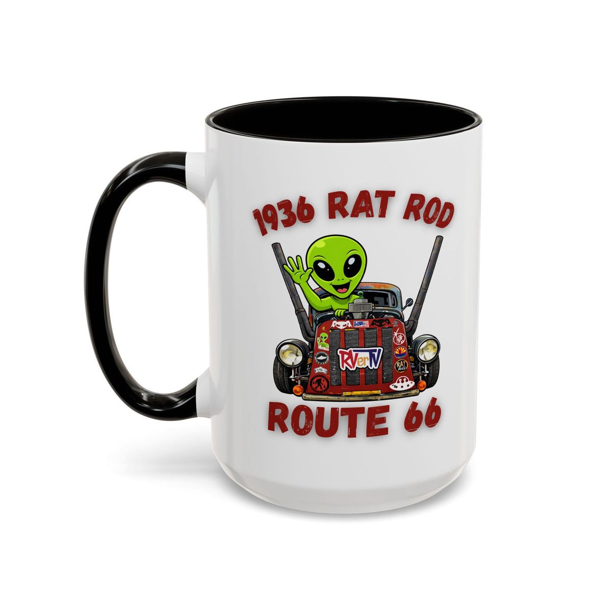1936 Rat Rod Route 66 - Coffee Mug